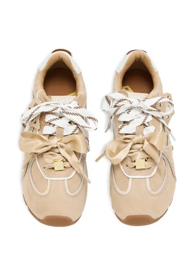 Naked Wolfe Adorad Lace-up Sneakers In Neutral