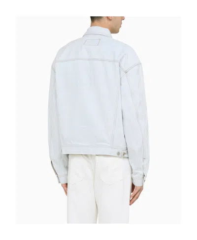 Diesel D-lillo Denim Jacket In Gray