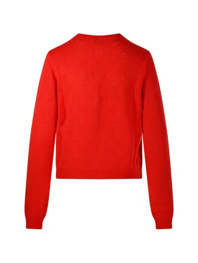 Gucci Sweaters Bright In Red