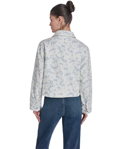 Levi's Women's Laydown Collar Button-front Coat In White