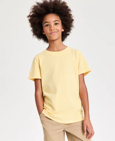 Epic Threads Little & Big Boys Solid T-shirt, Created For Macy's In Yellow