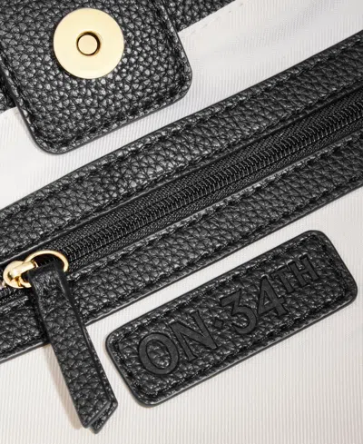 On 34th Somynn Solid Large Handbag, Exclusively At Macy's In Black