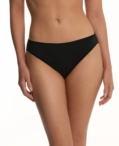 Natori Bliss Bare Cotton Bikini 3-pack In Black