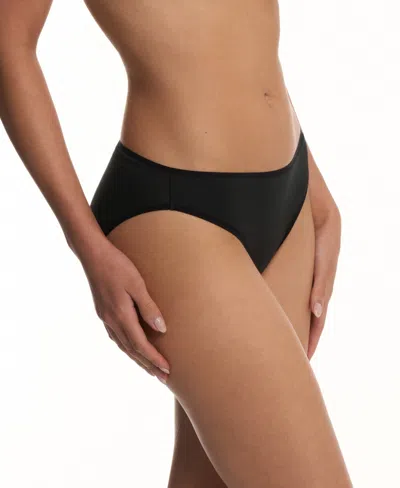 Natori Bliss Bare Cotton Bikini 3-pack In Black