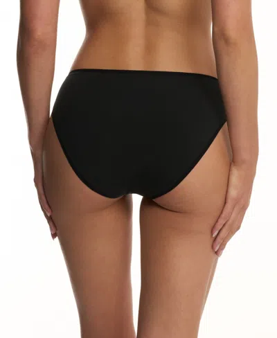 Natori Bliss Bare Cotton Bikini 3-pack In Black