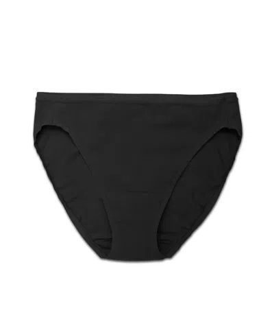 Natori Bliss Bare Cotton Bikini 3-pack In Black
