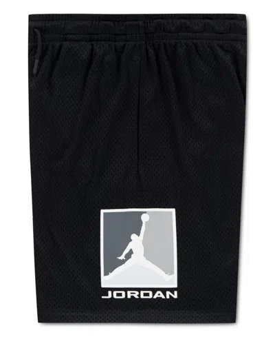 Jordan Boys' 8-20 Pull-on Mesh Shorts In Black