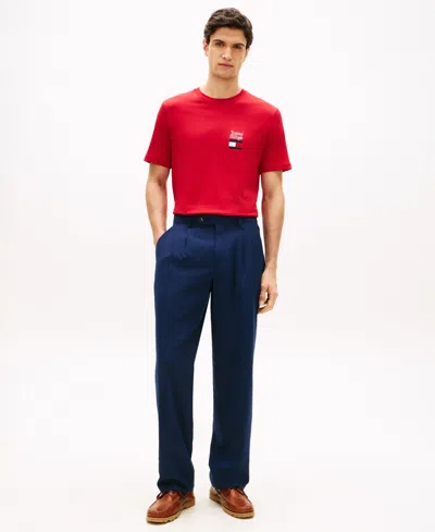 Tommy Hilfiger Logo-detail T-shirt In Red