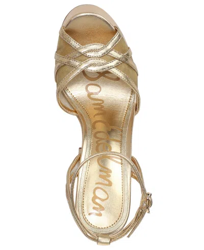 Sam Edelman Sandy Ankle Strap Platform Sandal In Multi