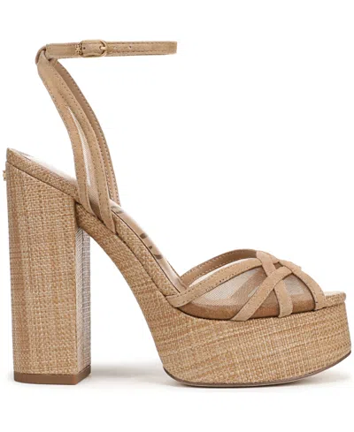 Sam Edelman Sandy Ankle Strap Platform Sandal In Multi