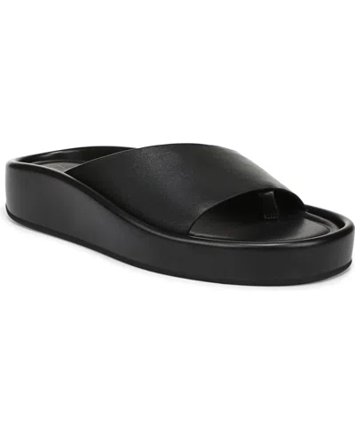 Naturalizer Sofly Platform Thong Sandals In Black