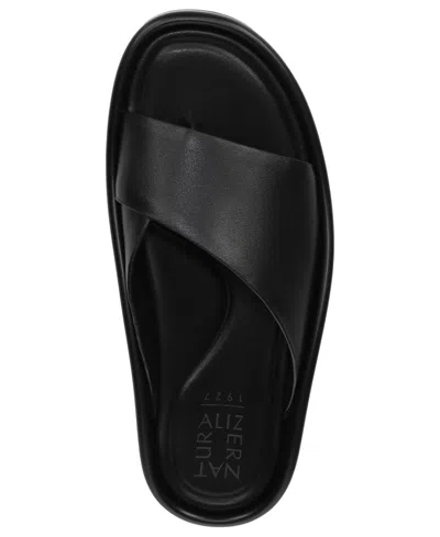 Naturalizer Sofly Platform Thong Sandals In Black