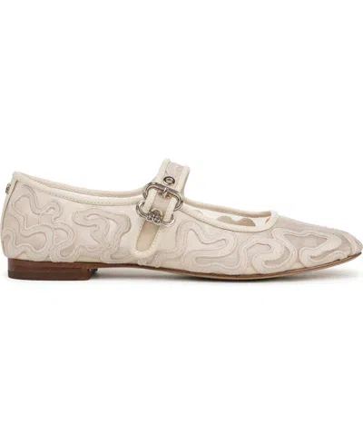 Sam Edelman Michaela Mesh Flats Modern Ivory In Pattern