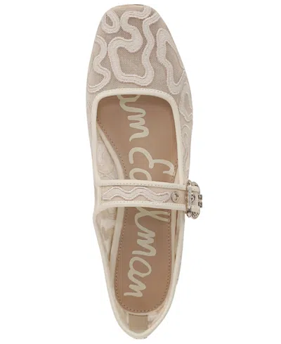 Sam Edelman Michaela Mesh Flats Modern Ivory In Pattern