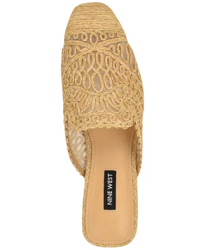 Nine West Camella Mule In Brown