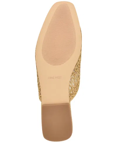 Nine West Camella Mule In Brown