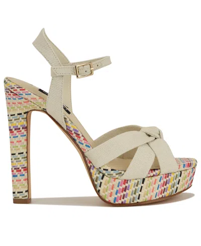 Nine West Windee Ankle Strap Platform Sandal In Multi