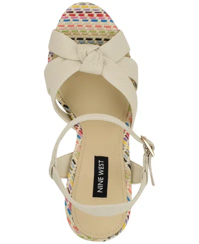 Nine West Windee Ankle Strap Platform Sandal In Multi
