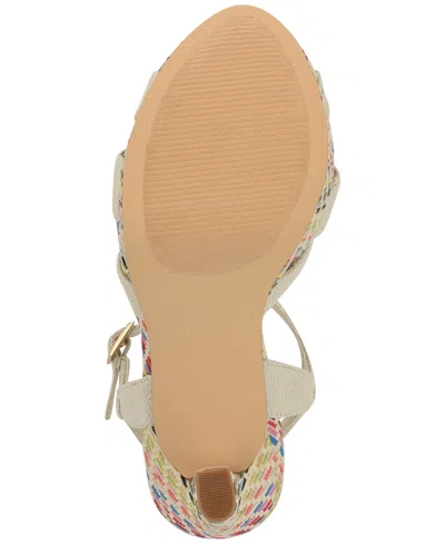 Nine West Windee Ankle Strap Platform Sandal In Multi