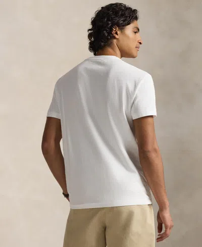 Polo Ralph Lauren Short Sleeve Jersey Knit Novelty Polo Society Bear Tee In White