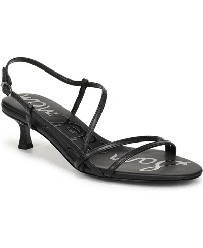 Sam Edelman Cora Slingback Kitten Heel Sandal In Black