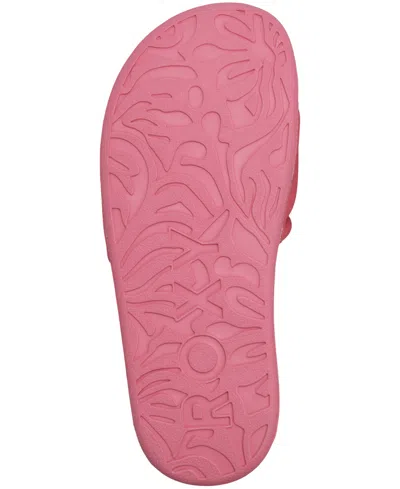 Roxy Beach Slide Sandal In Pink