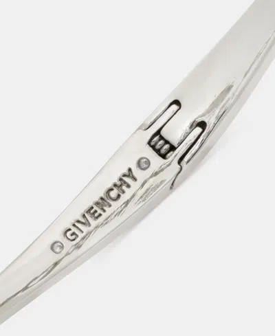 Givenchy Multi-stone Vine Bypass Bangle Bracelet In Blue