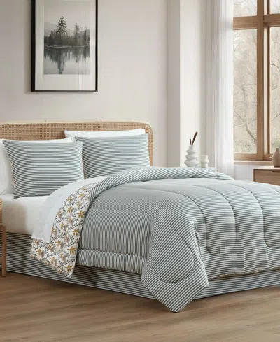 Macy's Ameena Reversible 8-pc. Comforter Sets In Brown