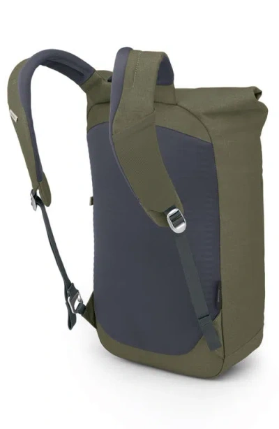 Osprey Arcane Roll Top Backpack In Green