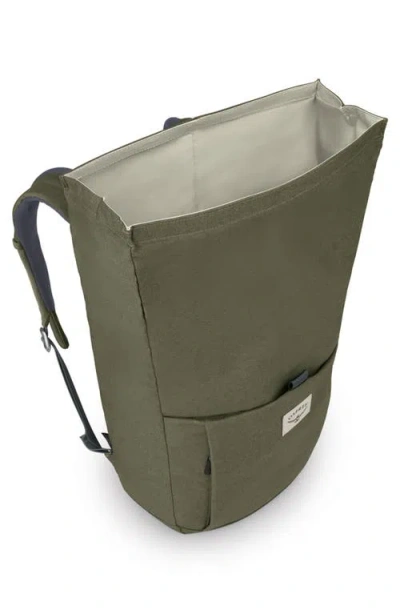 Osprey Arcane Roll Top Backpack In Green