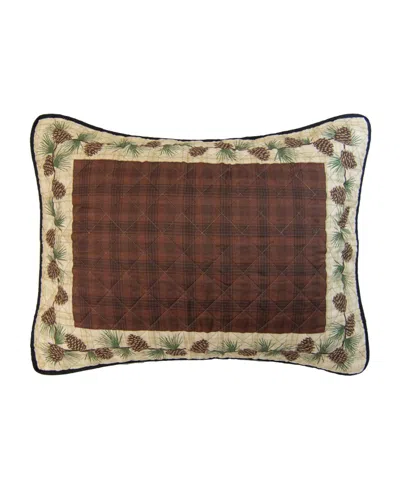 Donna Sharp Pine Circle 3-pc. Quilt Set, Queen In Brown