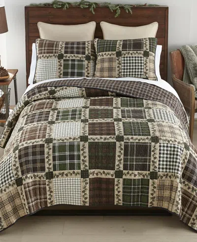 Donna Sharp Pine Patch 3-pc. Quilt Set, King In Multi