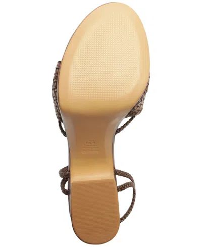 Schutz Kalina Ankle Strap Platform Sandal In Brown