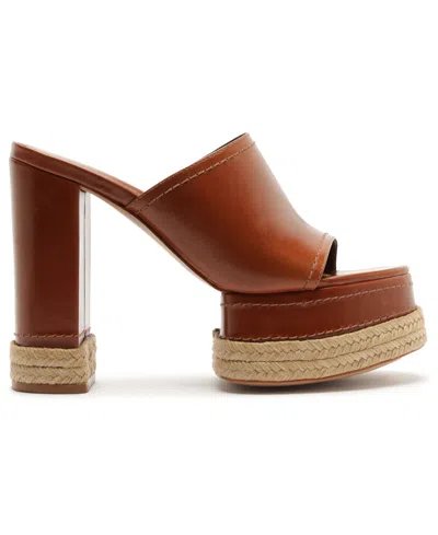 Schutz Darah Platform Sandal In Brown