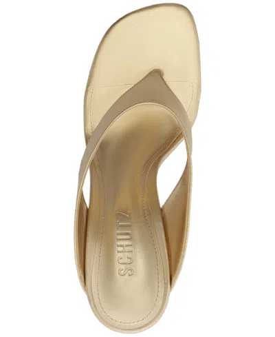 Schutz Maya Wedge Sandal In Gold