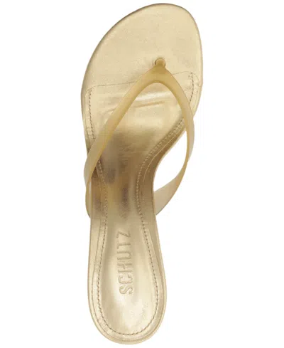 Schutz Roslyn Sandal In Gold