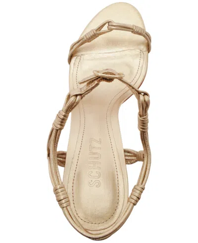 Schutz Nara Ankle Strap Sandal In Brown