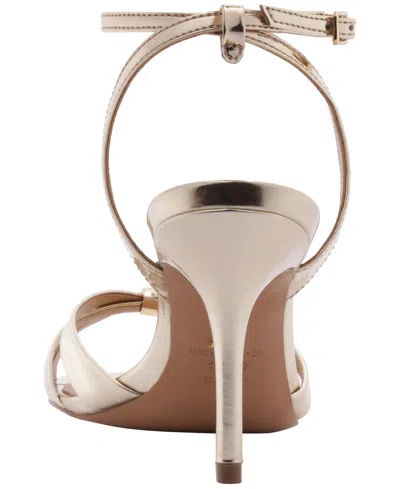 Arezzo Rumi Ankle Strap Sandal In Silver