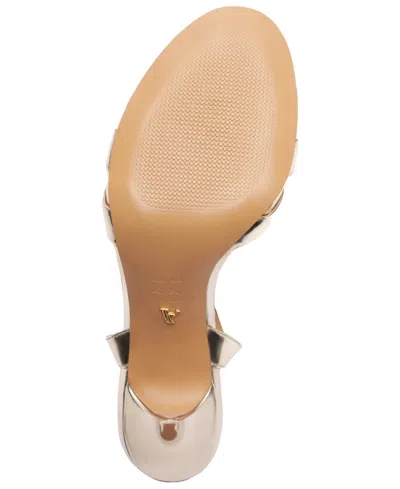 Arezzo Rumi Ankle Strap Sandal In Silver