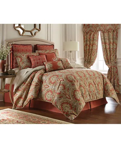 Rose Tree Harrogate 4pc King Comforter Set In Brown