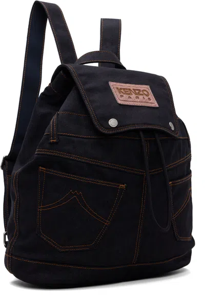Kenzo Five Pocket Backpack Adjustable Straps Top Handle