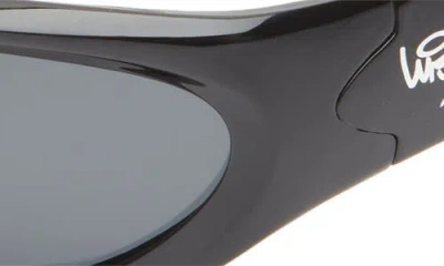 Wisdom Frame 5 Rectangular Sunglasses In Black