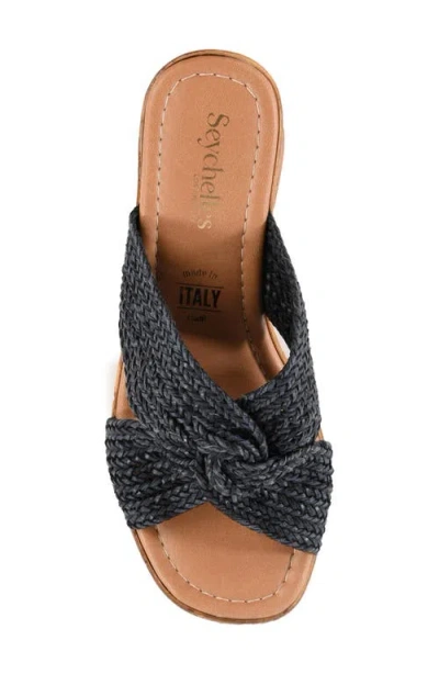 Seychelles Adorned Platform Sandal In Black