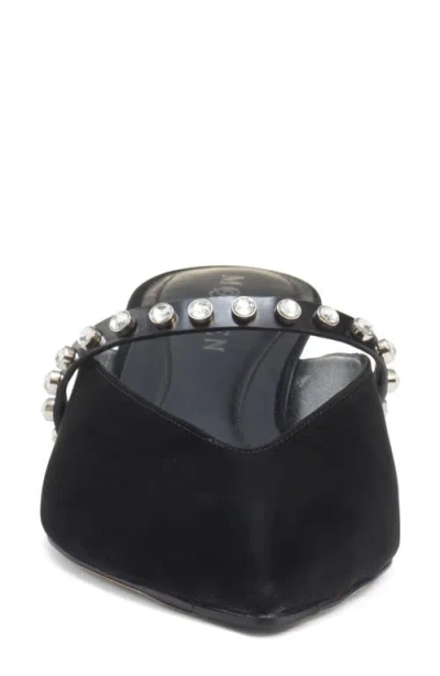 Alexander Mcqueen Mcqueen Stud Pointed Toe Mary Jane Mule In Black