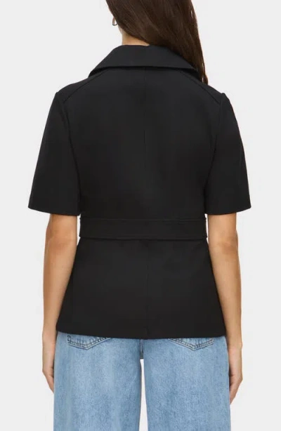 Aligne Cecile Zip Front Top In Black