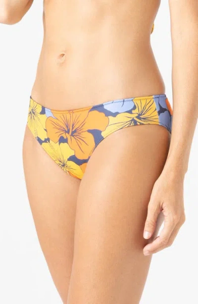 Roxy Hipster Reversible Bikini Bottoms In Blue