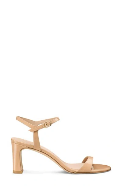 Stuart Weitzman Babette Ankle Strap Sandal In Brown