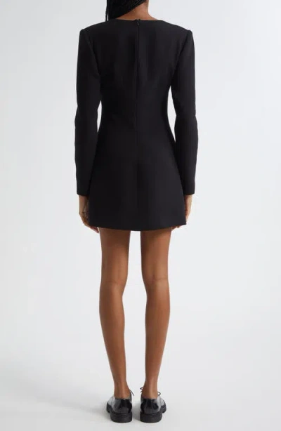 A.l.c . Elena Long Sleeve Minidress In Black