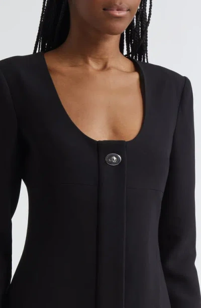 A.l.c . Elena Long Sleeve Minidress In Black