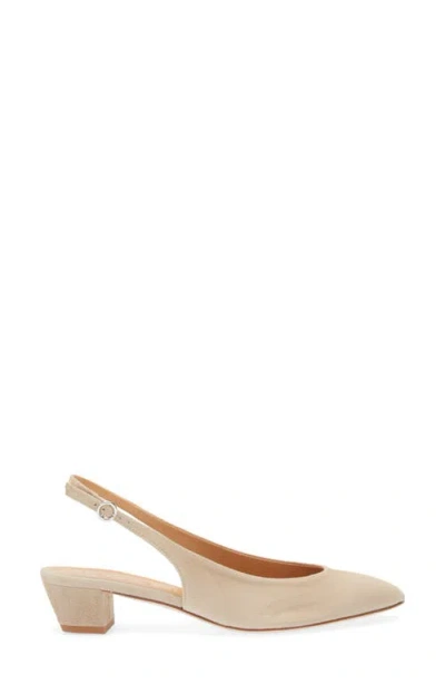 Aeyde Celeste Slingback Leather Pumps In Neutral